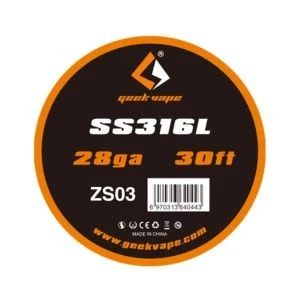 Drut GEEKVAPE - SS316L/28ga*30FT - Drut GEEKVAPE - SS316L/28ga*30FT -  - 15,28 zł - Drut GEEKVAPE - SS316L/28ga*30FT - Wysokie