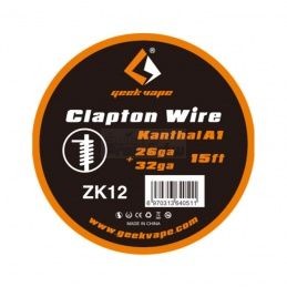 Drut GEEKVAPE Clapton Wire KA1/26ga+32ga - Drut GEEKVAPE Clapton Wire KA1/26ga+32ga - - 40,77 zł - Drut GEEKVAPE Clapton Wire