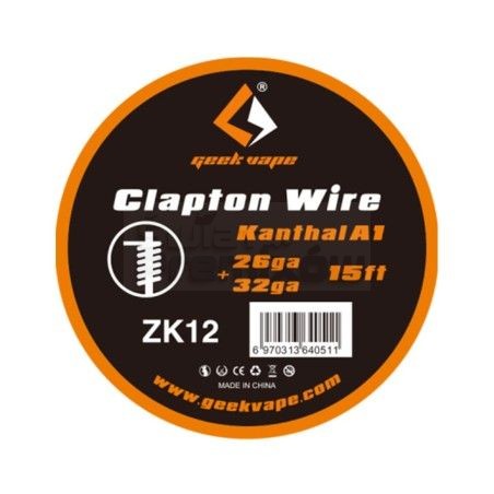Drut GEEKVAPE Clapton Wire KA1/26ga+32ga - Drut GEEKVAPE Clapton Wire KA1/26ga+32ga -  - 40,77 zł - Drut GEEKVAPE Clapton Wire