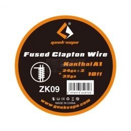 Drut GEEKVAPE Fused Clapton/KA1 - 24ga*2+32ga*10FT - Drut GEEKVAPE Fused Clapton/KA1 - 24ga*2+32ga*10FT - - 30,58 zł - Drut G