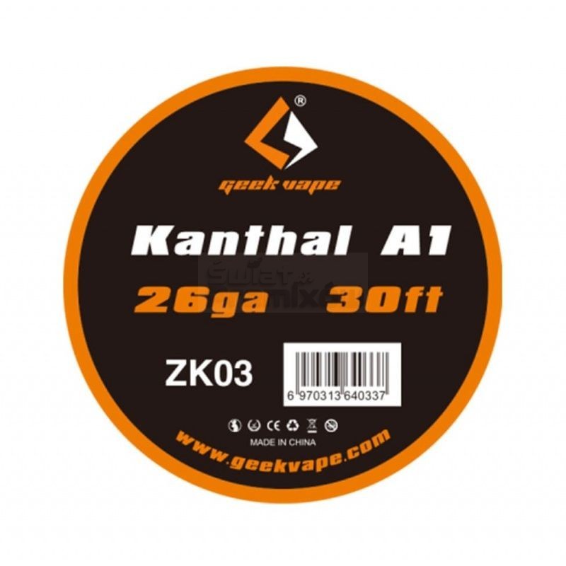Drut GEEKVAPE Kanthal - KA1/26ga*30FT - Drut GEEKVAPE Kanthal - KA1/26ga*30FT - - 14,26 zł - Drut GEEKVAPE Kanthal - KA1/26ga Drut GEEKVAPE Kanthal - KA1/26ga*30FT - Drut GEEKVAPE Kanthal - KA1/26ga*30FT - - 14,26 zł - Drut GEEKVAPE Kanthal - KA1/26ga