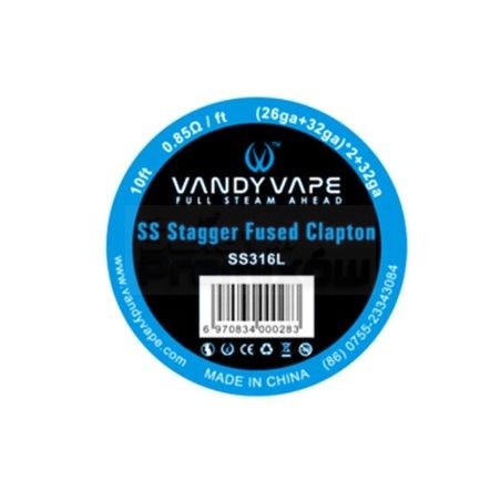 Drut VANDY VAPE SS316 Stagger (26ga+32ga)*2+32ga 10ft - Drut VANDY VAPE SS316 Stagger (26ga+32ga)*2+32ga 10ft -  - 40,77 zł - 