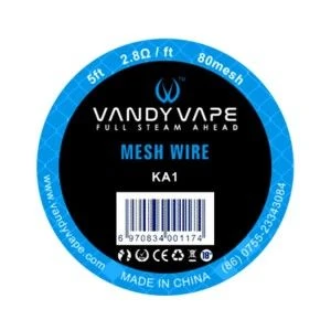 Drut VANDYVAPE Mesh wire KA1 80mesh 5ft - Drut VANDYVAPE Mesh wire KA1 80mesh 5ft -  - 20,38 zł - Drut VANDYVAPE Mesh wire KA1