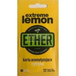Karta/wkładka aromatyzująca ETHER - Cytryna - Karta/wkładka aromatyzująca ETHER - Cytryna - - 1,45 zł - WKĹADKA AROMATYZ