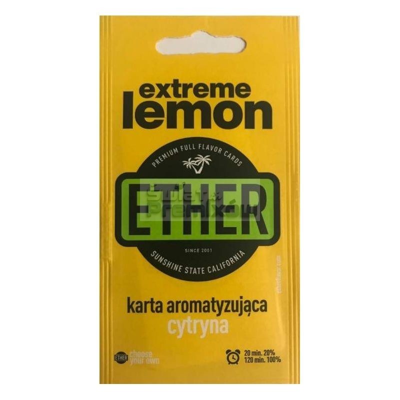 Karta/wkładka aromatyzująca ETHER - Cytryna - Karta/wkładka aromatyzująca ETHER - Cytryna - - 1,45 zł - WKĹADKA AROMATYZ Karta/wkładka aromatyzująca ETHER - Cytryna - Karta/wkładka aromatyzująca ETHER - Cytryna - - 1,45 zł - WKĹADKA AROMATYZ