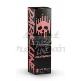 Longfill DARK LINE 6ml w 60ml butelce o smaku Milk Strawberry - 26,38 zł - Polski (Polish)