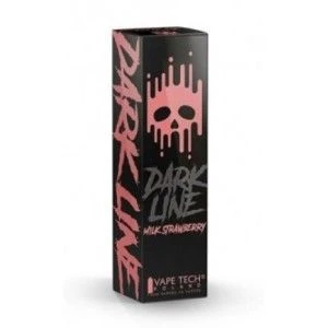 Longfill DARK LINE 6ml w 60ml butelce o smaku Milk Strawberry - 26,38 zł - Polski (Polish)