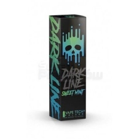 Longfill DARK LINE 6ml w 60ml butelce o smaku SWEET MINT - 26,38 zł - Polski (Polish)