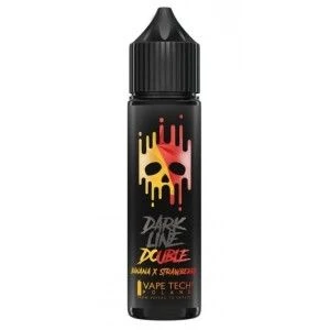 Longfill Dark Line Double 8ml w 60ml butelce o smaku banana i truskawki - 32,05 zł - Polski (Polish)
