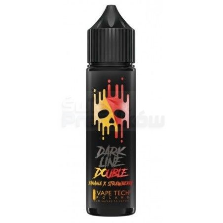 Longfill Dark Line Double 8ml w 60ml butelce o smaku banana i truskawki - 32,05 zł - Polski (Polish)