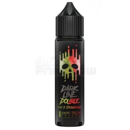 Longfill Dark Line Double 8ml w 60ml butelce o smaku kiwi i truskawki - 32,05 zł - Polski (Polish)