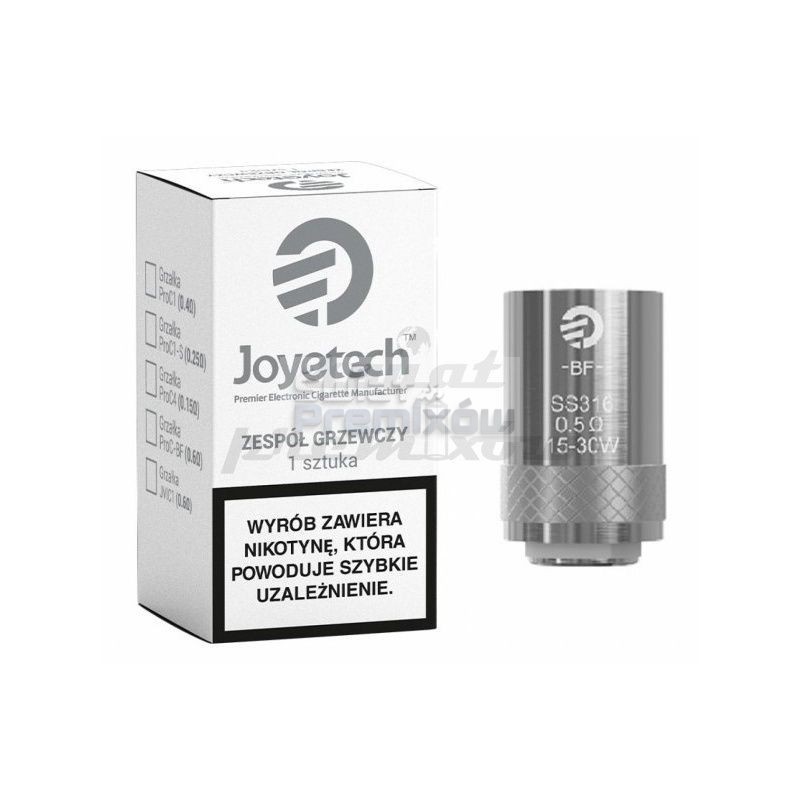 Grzałka Joyetech BF SS316 - 0.5ohm - 10szt - Grzałka Joyetech BF SS316 - 0.5ohm - 10szt - - 90,74 zł - Grzałka Joyetech BF Grzałka Joyetech BF SS316 - 0.5ohm - 10szt - Grzałka Joyetech BF SS316 - 0.5ohm - 10szt - - 90,74 zł - Grzałka Joyetech BF