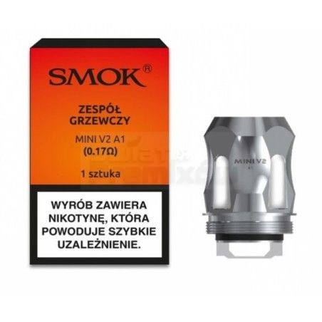 Grzałka Smok TFV Mini V2 A1 - 0.17ohm - 3szt - Grzałka Smok TFV Mini V2 A1 - 0.17ohm - 3szt -  - 50,97 zł - Grzałka Smok TF