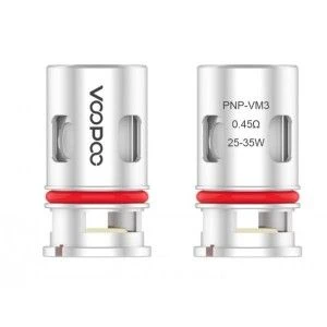 Grzałka VooPoo PNP-VM3 - 0.45ohm - 5szt - Grzałka VooPoo PNP-VM3 - 0.45ohm - 5szt -  - 80,55 zł - Grzałka VooPoo PNP-VM3 0.