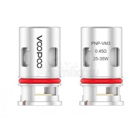 Grzałka VooPoo PNP-VM3 - 0.45ohm - 5szt - Grzałka VooPoo PNP-VM3 - 0.45ohm - 5szt -  - 80,55 zł - Grzałka VooPoo PNP-VM3 0.