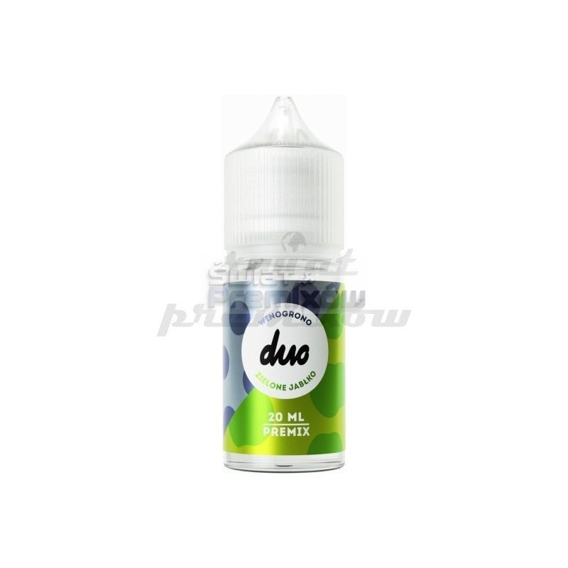 Premix Duo 20ml w 30ml butelce o smaku Winogrono Zielone Jabłko - 39,27 zł - Polski (Polish) Premix Duo 20ml w 30ml butelce o smaku Winogrono Zielone Jabłko - 39,27 zł - Polski (Polish)