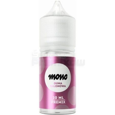 Premix Mono 20ml w 30ml butelce o smaku Gumy Balonowej - 34,96 zł - Polski (Polish)
