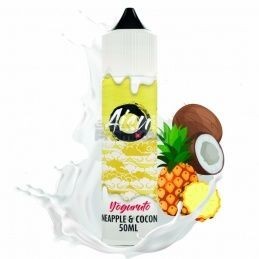 grafika Liquid Aisu Salts 10ml - Yogurt Pineapple & Coco 20mg - Orzeźwiająca eksplozja smaków!