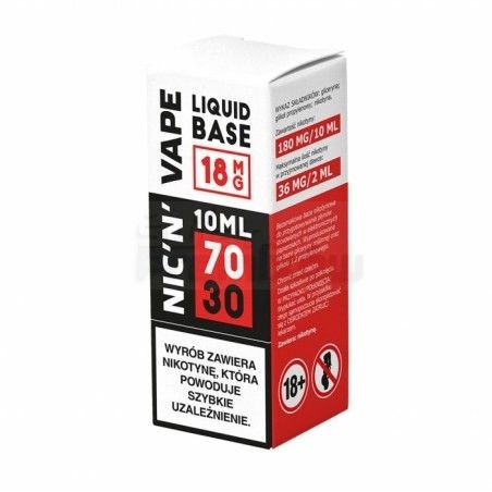 Baza NIC'N'VAPE 10ml 70/30 - 18mg - 19,99 zł - Polski (Polish)