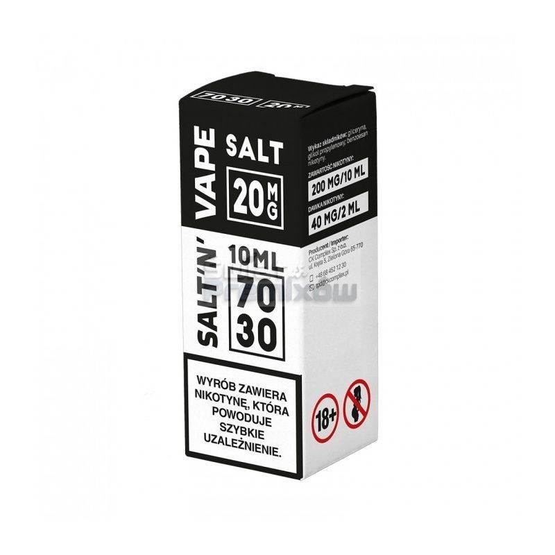 Baza NIC'N'VAPE Salt 10ml 70/30 - 20mg - 13,99 zł - Polski (Polish) Baza NIC'N'VAPE Salt 10ml 70/30 - 20mg - 13,99 zł - Polski (Polish)
