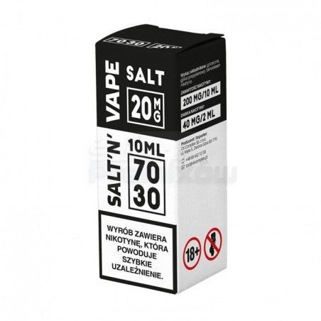 Baza NIC'N'VAPE Salt 10ml 70/30 - 20mg - 13,99 zł - Polski (Polish)