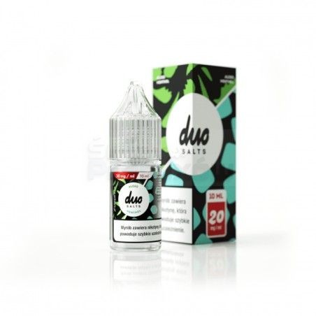 Liquid DUO Salt 10ml o mocy 20 mg soli nikotynowej w smaku Aloes Menthol - 18,90 zł - Polski (Polish)