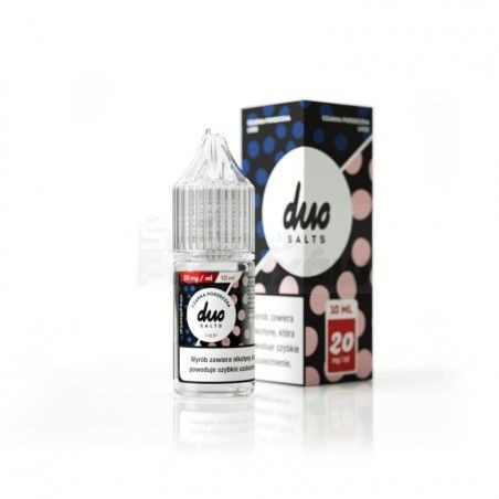 Liquid DUO Salt 10ml o mocy 20 mg soli nikotynowej w smaku Czarna Porzeczka Liczi - 18,90 zł - Polski (Polish)