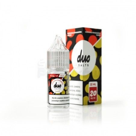 Liquid DUO Salt 10ml o mocy 20 mg soli nikotynowej w smaku Czerwona Pomarańcza Mango - 18,90 zł - Polski (Polish)