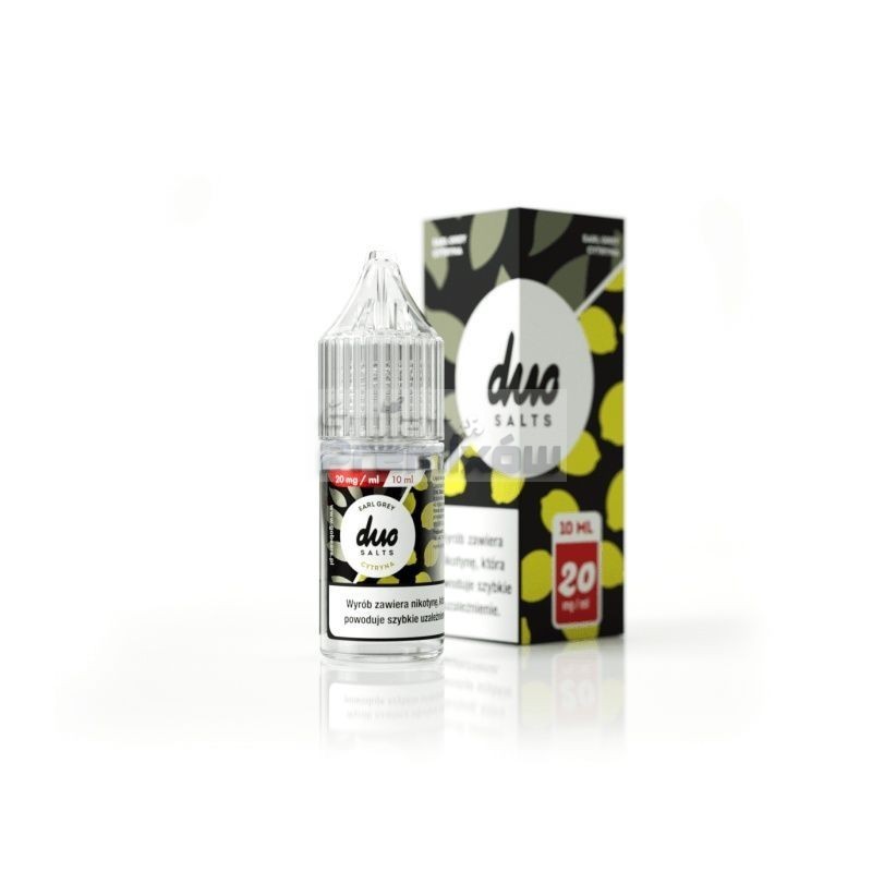 Liquid DUO Salt 10ml o mocy 20 mg soli nikotynowej w smaku Earl Grey Cytryna - 18,90 zł - Polski (Polish) Liquid DUO Salt 10ml o mocy 20 mg soli nikotynowej w smaku Earl Grey Cytryna - 18,90 zł - Polski (Polish)