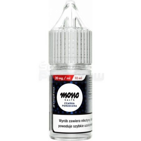 Liquid MONO Salt 10ml o mocy 20 mg soli nikotynowej w smaku Czarna Porzeczka - 17,90 zł - Polski (Polish)