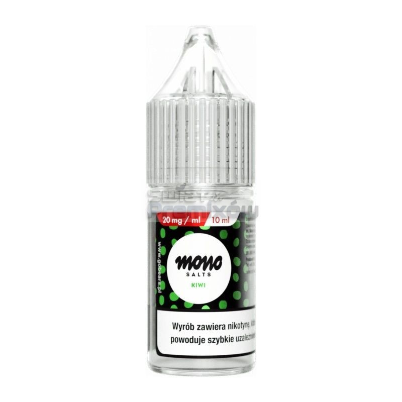 Liquid MONO Salt 10ml o mocy 20 mg soli nikotynowej w smaku Kiwi - 17,90 zł - Polski (Polish) Liquid MONO Salt 10ml o mocy 20 mg soli nikotynowej w smaku Kiwi - 17,90 zł - Polski (Polish)