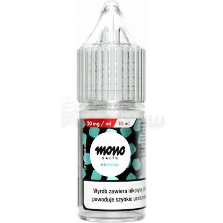 Liquid MONO Salt 10ml o mocy 20 mg soli nikotynowej w smaku Menthol - 17,90 zł - Polski (Polish)
