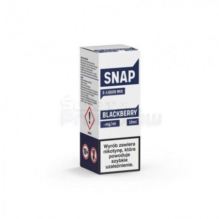 Liquid SNAP 10ml o smaku Blackberry - 20,30 zł - Polski (Polish)