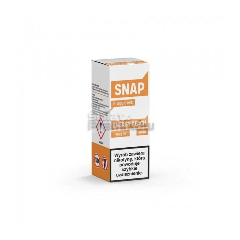 Liquid SNAP 10ml o smaku Energy Peach - 20,30 zł - Polski (Polish) Liquid SNAP 10ml o smaku Energy Peach - 20,30 zł - Polski (Polish)
