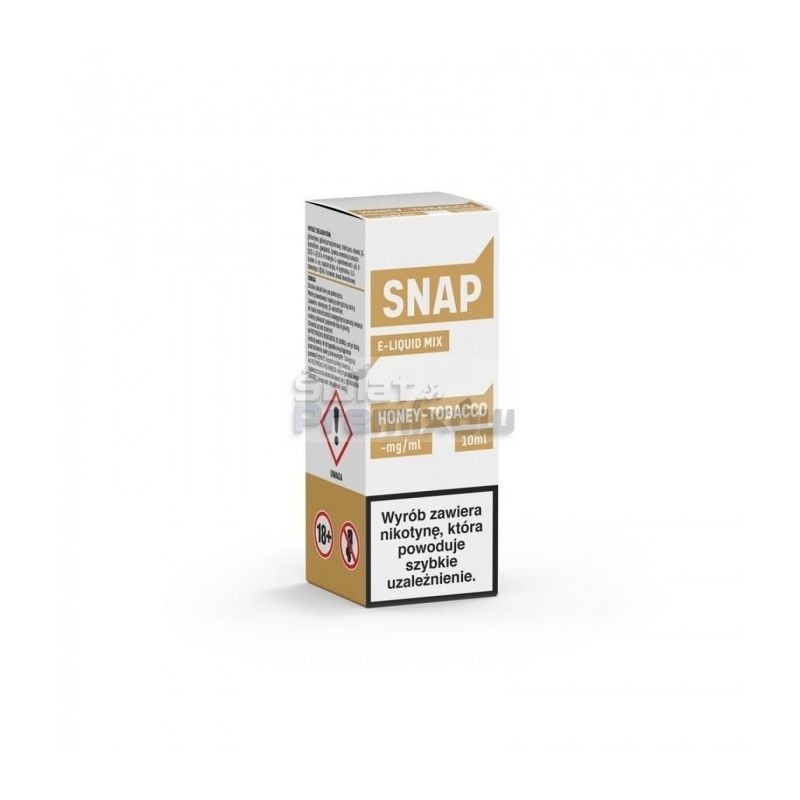 Liquid SNAP 10ml o smaku Honey Tobacco - 20,30 zł - Polski (Polish) Liquid SNAP 10ml o smaku Honey Tobacco - 20,30 zł - Polski (Polish)