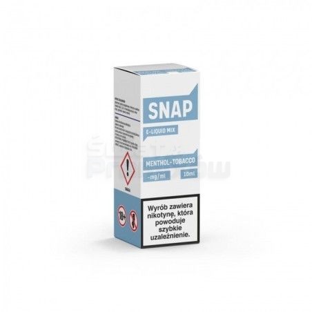 Liquid SNAP 10ml o smaku Menthol Tobacco - 20,30 zł - Polski (Polish)