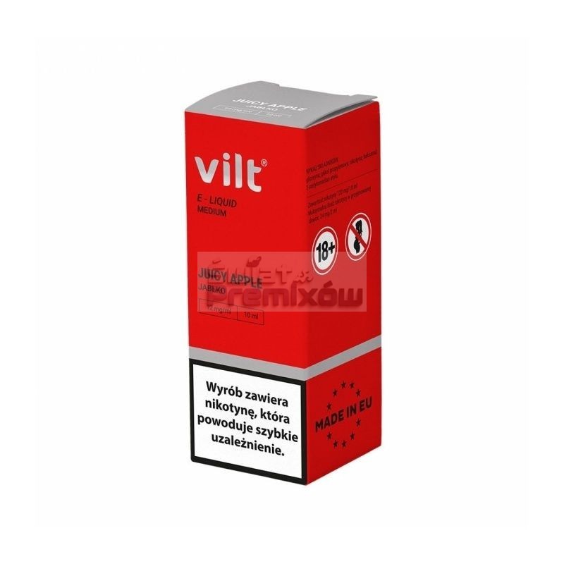 Liquid VILT 10ml o smaku Apple Jabłko - 20,30 zł - Polski (Polish) Liquid VILT 10ml o smaku Apple Jabłko - 20,30 zł - Polski (Polish)