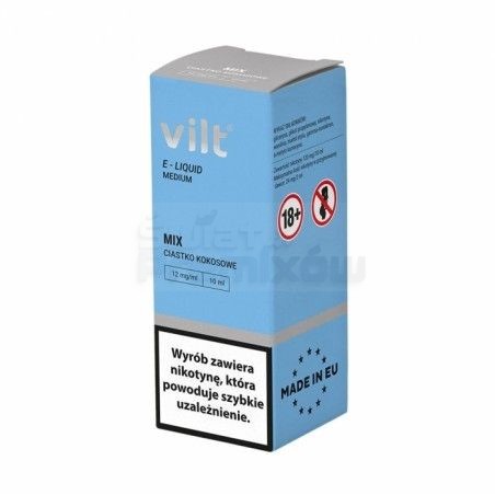 Liquid VILT 10ml o smaku Ciastko Kokosowe - 20,30 zł - Polski (Polish)