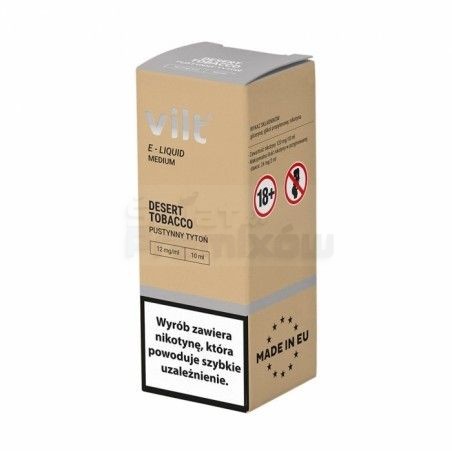 Liquid VILT 10ml o smaku Desert Tobacco - 20,30 zł - Polski (Polish)