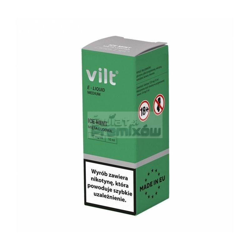 Liquid VILT 10ml o smaku Ice Mint - 20,30 zł - Polski (Polish) Liquid VILT 10ml o smaku Ice Mint - 20,30 zł - Polski (Polish)