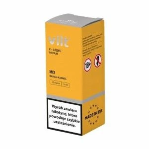 Liquid VILT 10ml o smaku Banan Karmel - 20,30 zł - Polski (Polish)