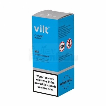 Liquid VILT 10ml o smaku Porzeczka Mięta - 20,30 zł - Polski (Polish)