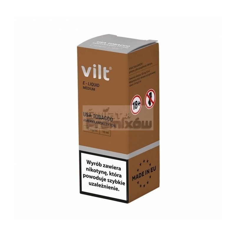Liquid VILT 10ml o smaku USA Tobacco - 20,30 zł - Polski (Polish) Liquid VILT 10ml o smaku USA Tobacco - 20,30 zł - Polski (Polish)