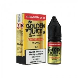 Liquid Golden Juice 10ml o smaku Strawberry on Ice - 25,26 zł - Polski (Polish)