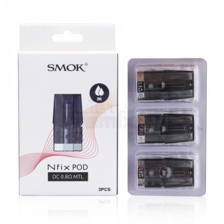 Wkład - kartridż Smok Nfix DC MTL - 0.8ohm - 3szt - 50,98 zł - Polski (Polish)