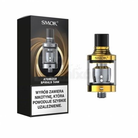 Atomizer Smok Spirals - Gold - Atomizer Smok Spirals - Gold -  - 99,92 zł - Atomizer Spirals Tank - zestaw z grzałkami i bazÄ