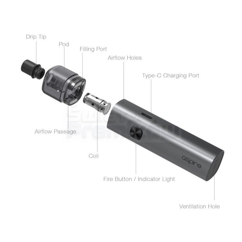POD Aspire AVP Cube - Jet Black - 129,00 zł - Polski (Polish)