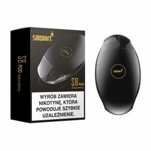 POD Smoant S8 - Black - POD Smoant S8 - Black -  - 106,64 zł - Zestaw Smoant S8 Pod: kompaktowy POD z 370mAh baterią, 2ml poj