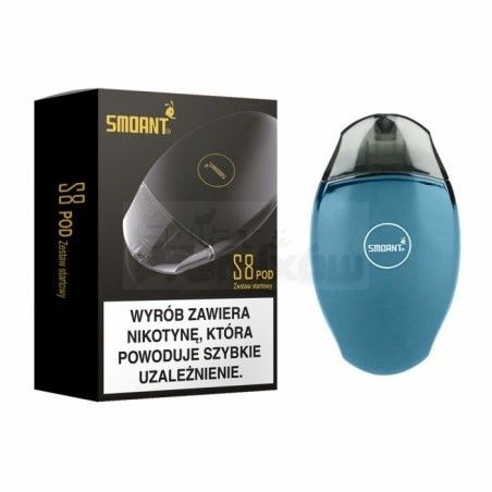 POD Smoant S8 - Brozen Blue - POD Smoant S8 - Brozen Blue -  - 106,64 zł - Zestaw Smoant S8 Pod: kompaktowy POD z 370mAh bater