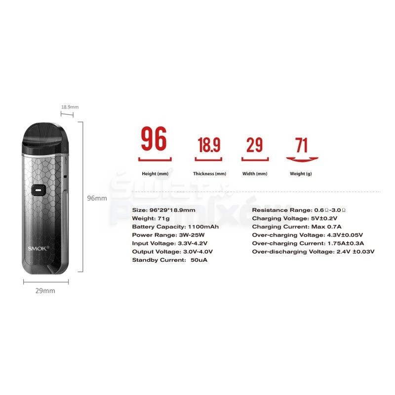 POD Smok Nord Pro - Silver Red Armor - 129,00 zł - Polski (Polish)